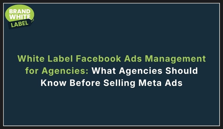 white label facebook ads management for agencies